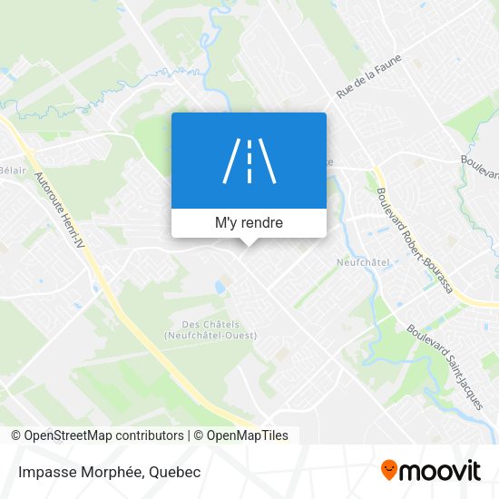 Impasse Morphée plan