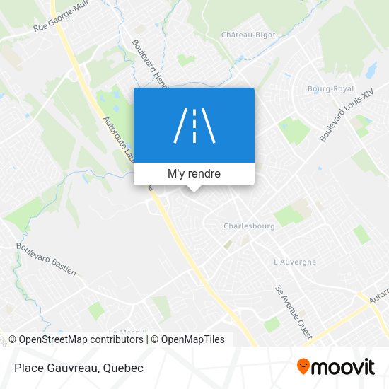 Place Gauvreau plan