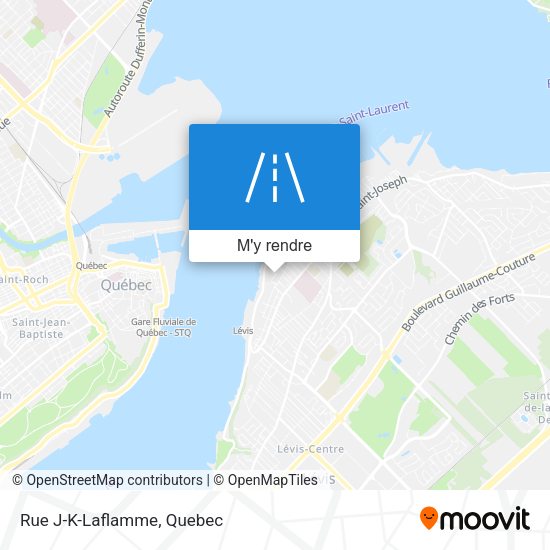 Rue J-K-Laflamme plan
