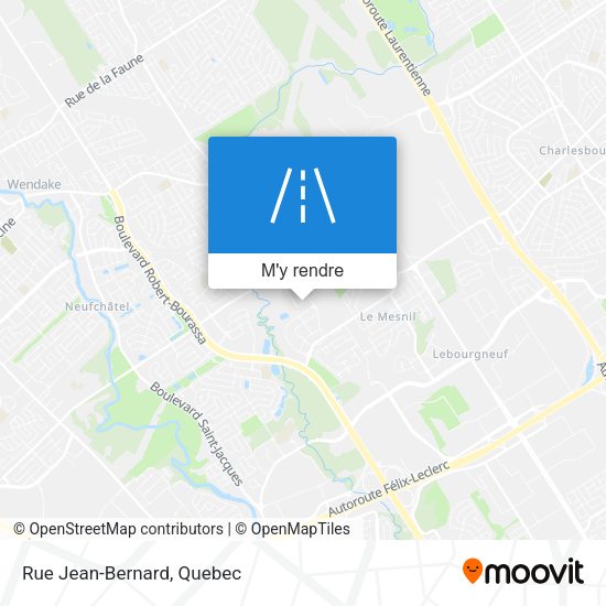 Rue Jean-Bernard plan