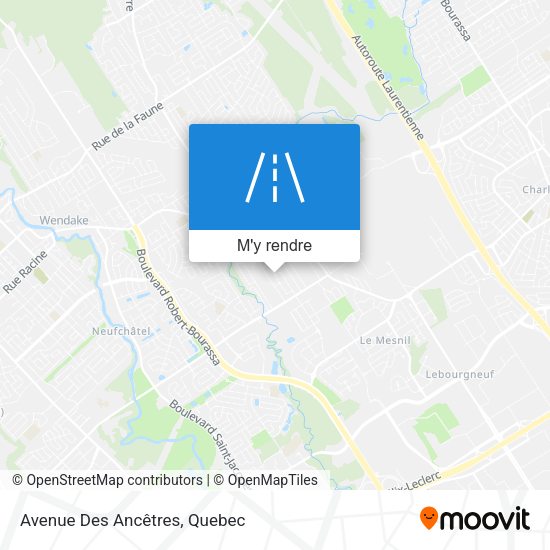 Avenue Des Ancêtres plan