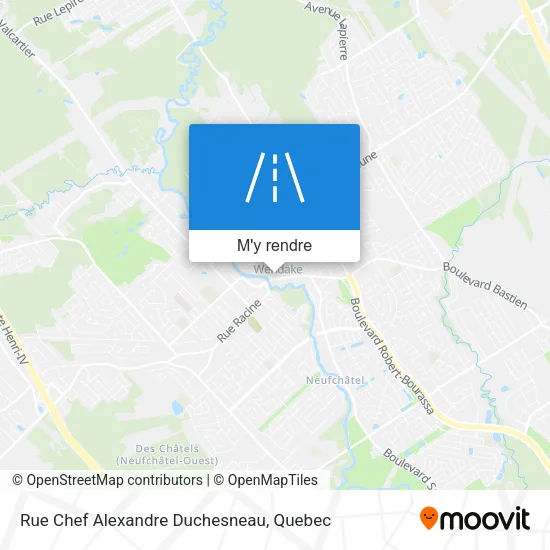 Rue Chef Alexandre Duchesneau plan