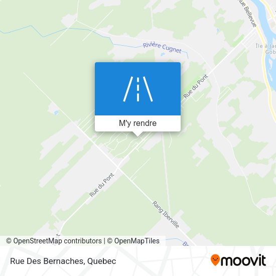 Rue Des Bernaches plan