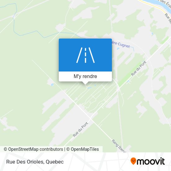 Rue Des Orioles plan