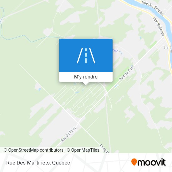 Rue Des Martinets plan
