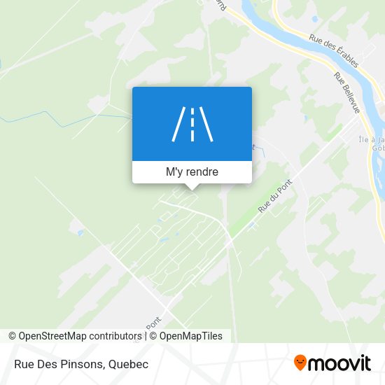 Rue Des Pinsons plan
