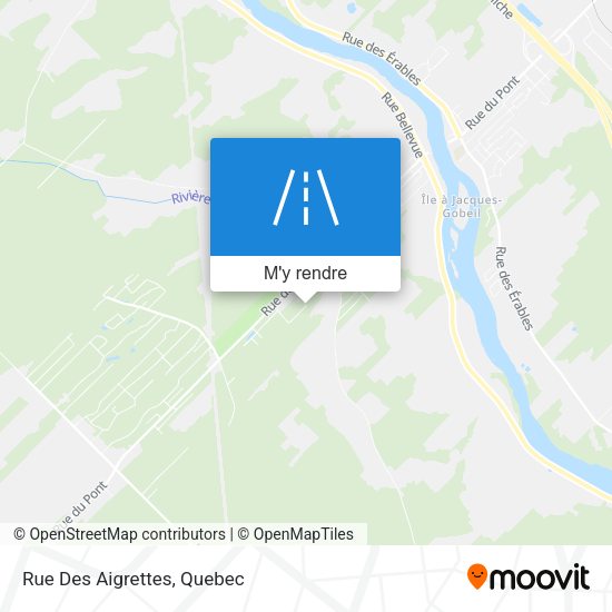 Rue Des Aigrettes plan