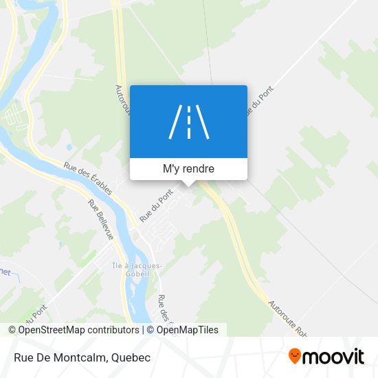 Rue De Montcalm plan