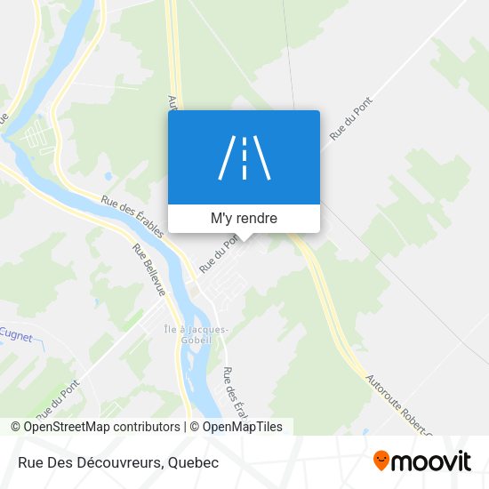 Rue Des Découvreurs plan