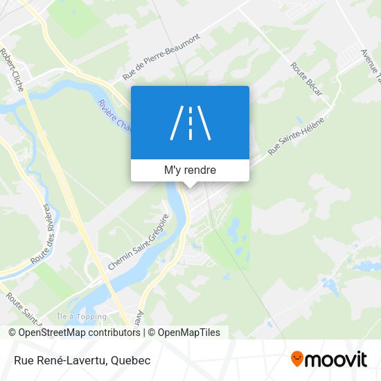 Rue René-Lavertu plan