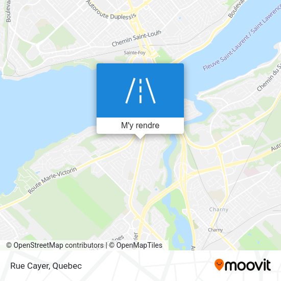 Rue Cayer plan