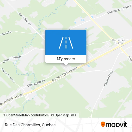 Rue Des Charmilles plan