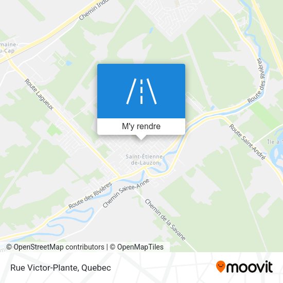 Rue Victor-Plante plan