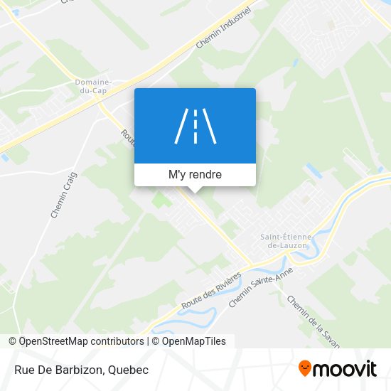 Rue De Barbizon plan