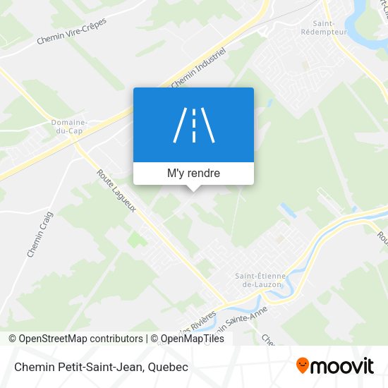 Chemin Petit-Saint-Jean plan