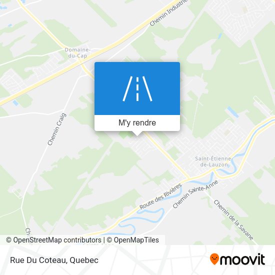 Rue Du Coteau plan
