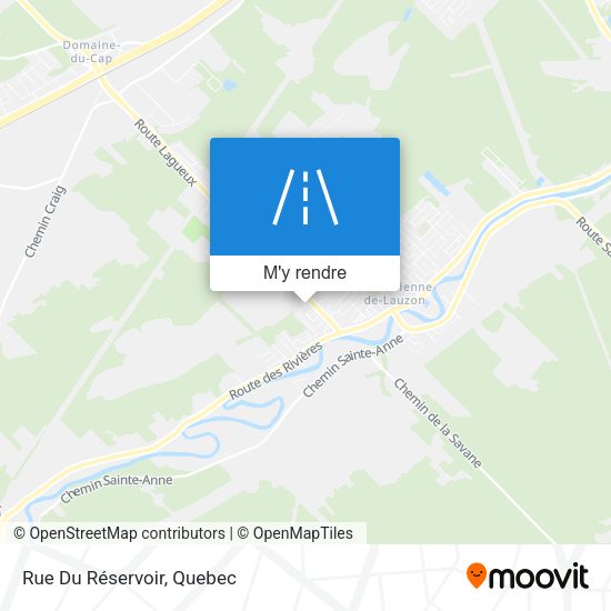 Rue Du Réservoir plan