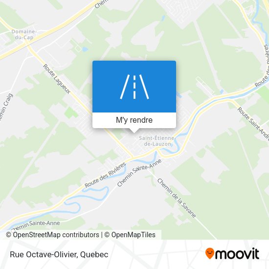 Rue Octave-Olivier plan