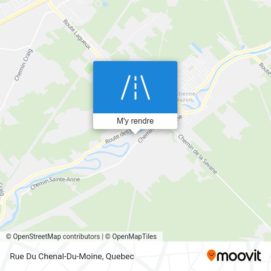 Rue Du Chenal-Du-Moine plan