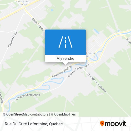 Rue Du Curé-Lafontaine plan