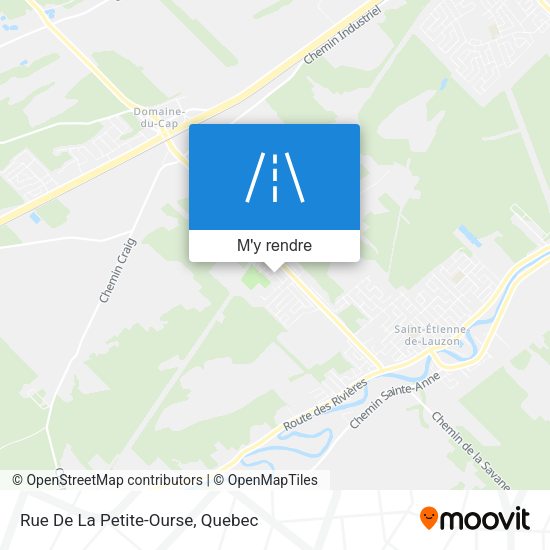 Rue De La Petite-Ourse plan