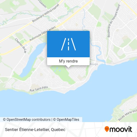 Sentier Étienne-Letellier plan