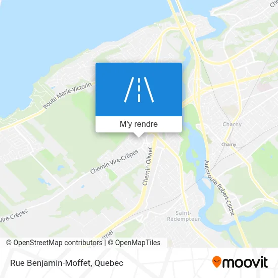 Rue Benjamin-Moffet plan