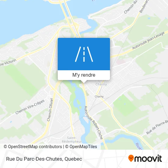 Rue Du Parc-Des-Chutes plan