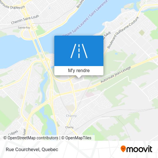 Rue Courchevel plan