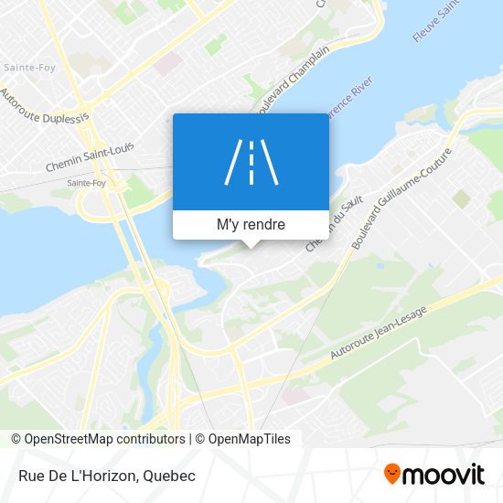 Rue De L'Horizon plan