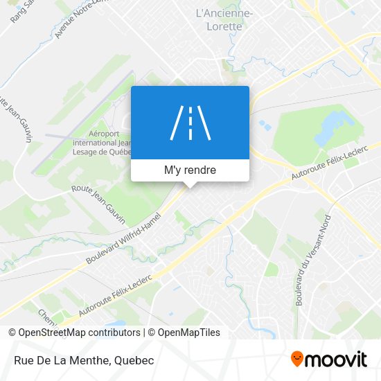 Rue De La Menthe plan