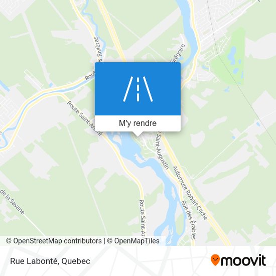 Rue Labonté plan