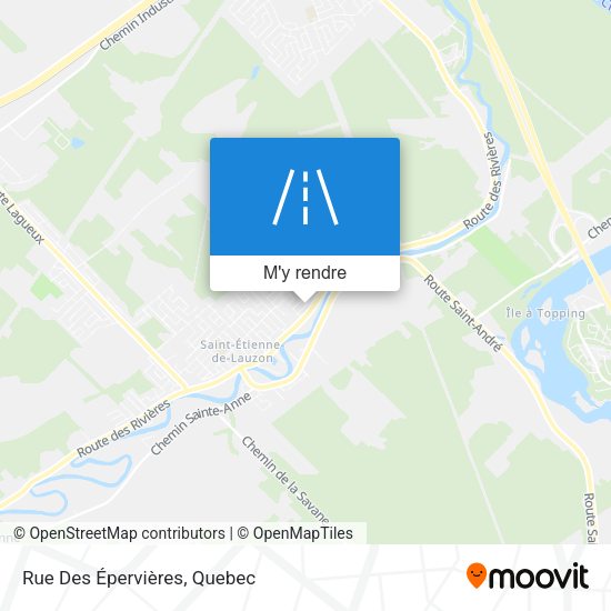 Rue Des Épervières plan