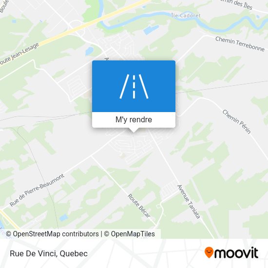 Rue De Vinci plan