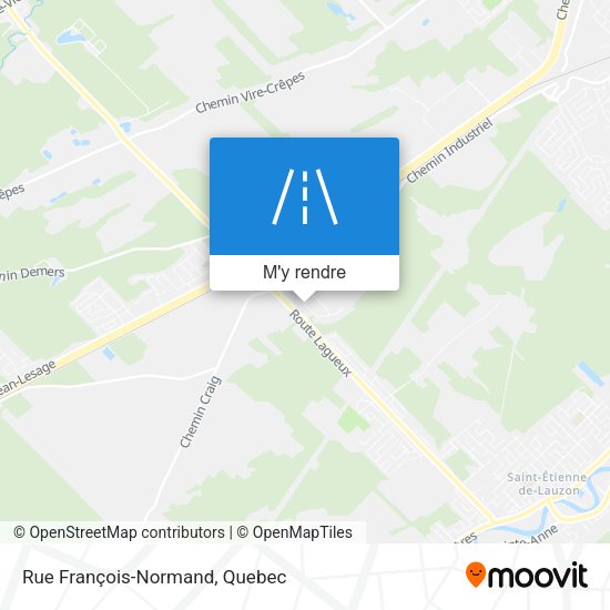 Rue François-Normand plan