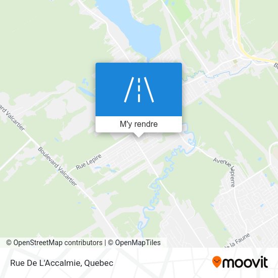 Rue De L'Accalmie plan