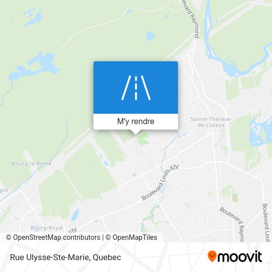 Rue Ulysse-Ste-Marie plan