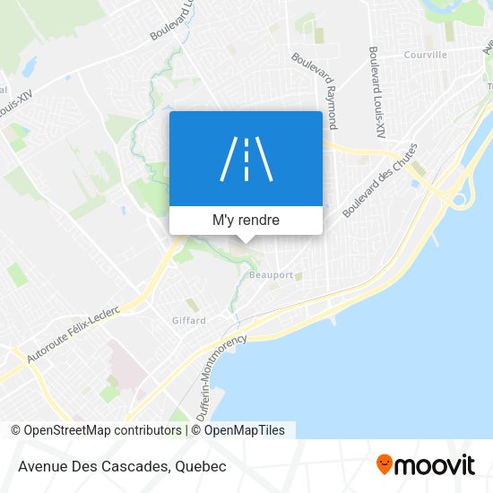 Avenue Des Cascades plan