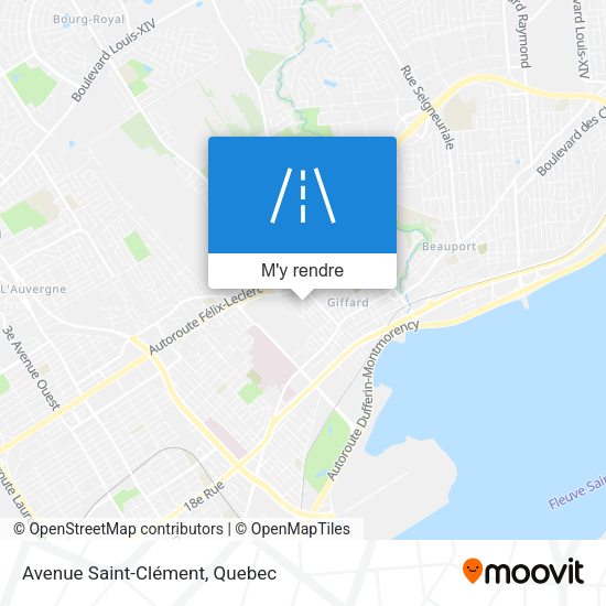 Avenue Saint-Clément plan