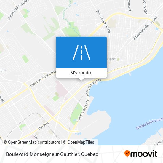Boulevard Monseigneur-Gauthier plan