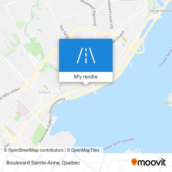 Boulevard Sainte-Anne plan