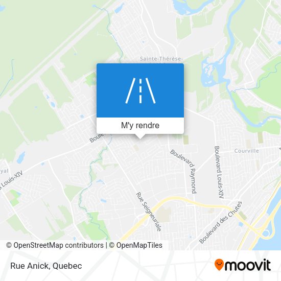 Rue Anick plan