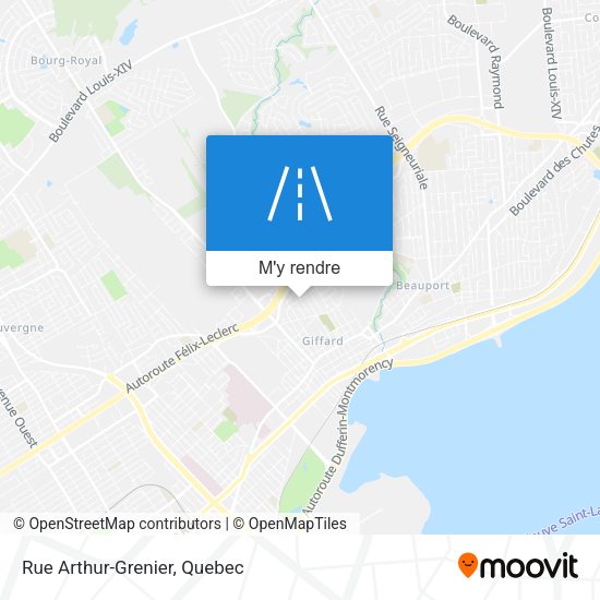 Rue Arthur-Grenier plan