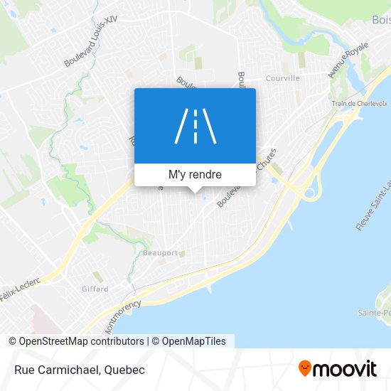 Rue Carmichael plan