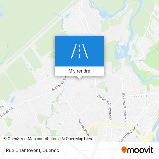 Rue Chantovent plan