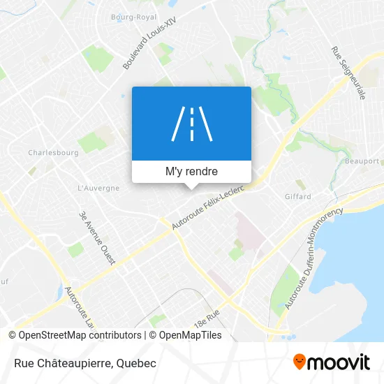 Rue Châteaupierre plan