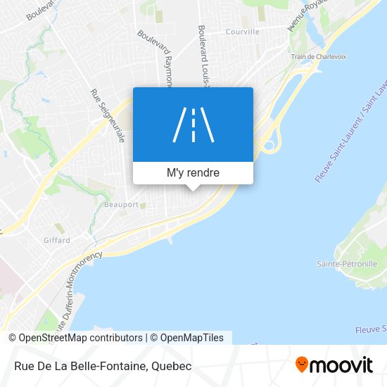 Rue De La Belle-Fontaine plan