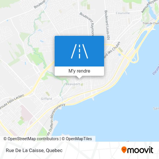 Rue De La Caisse plan