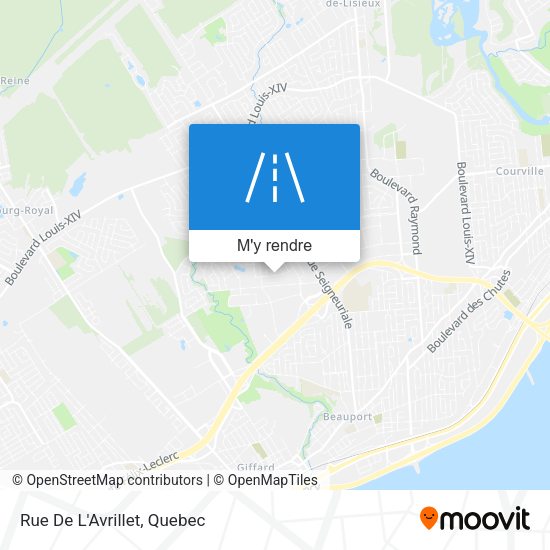 Rue De L'Avrillet plan