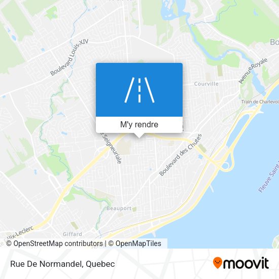 Rue De Normandel plan